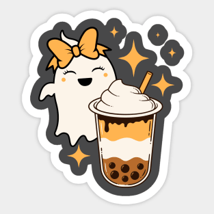 Ghostly Good Bubble Tea Sticker